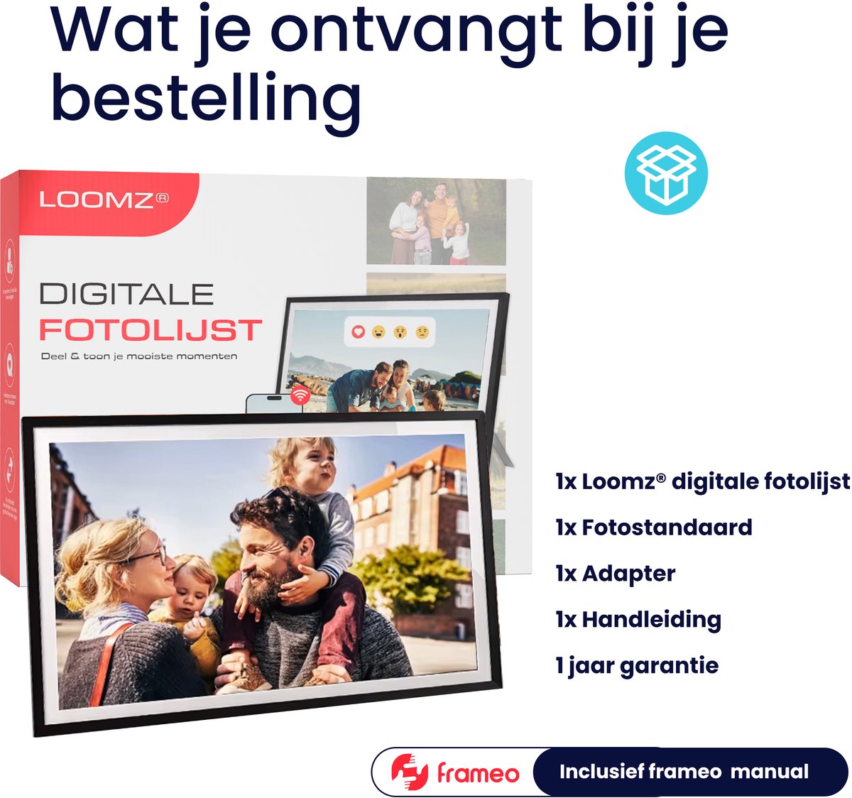 Digitale Fotolijst met WiFi - 15.6 Inch Fotokader