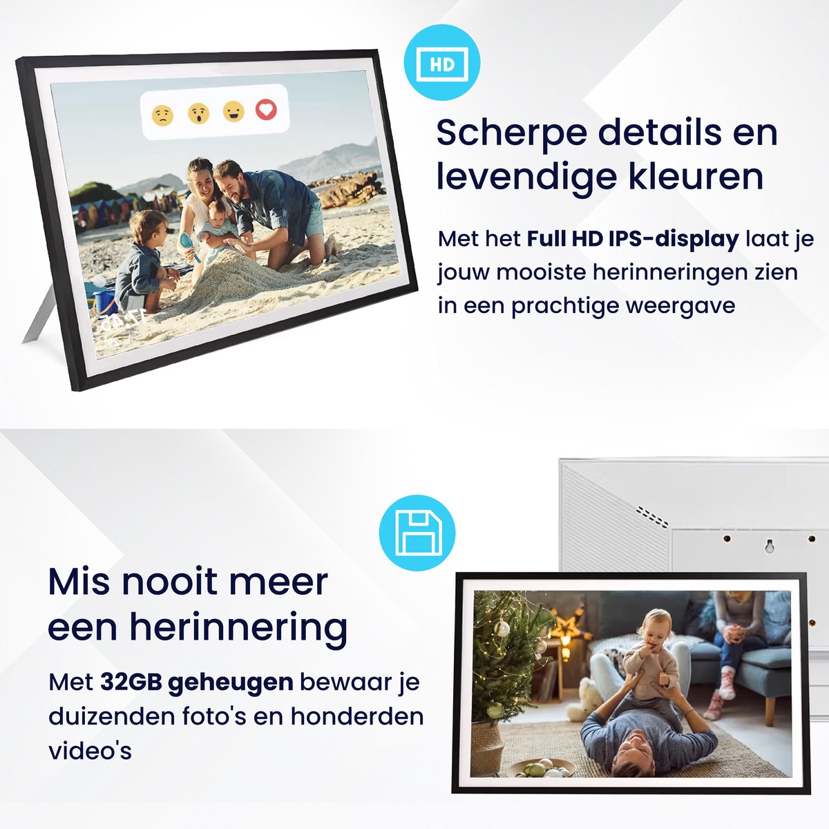 Digitale Fotolijst met WiFi - 15.6 Inch Fotokader
