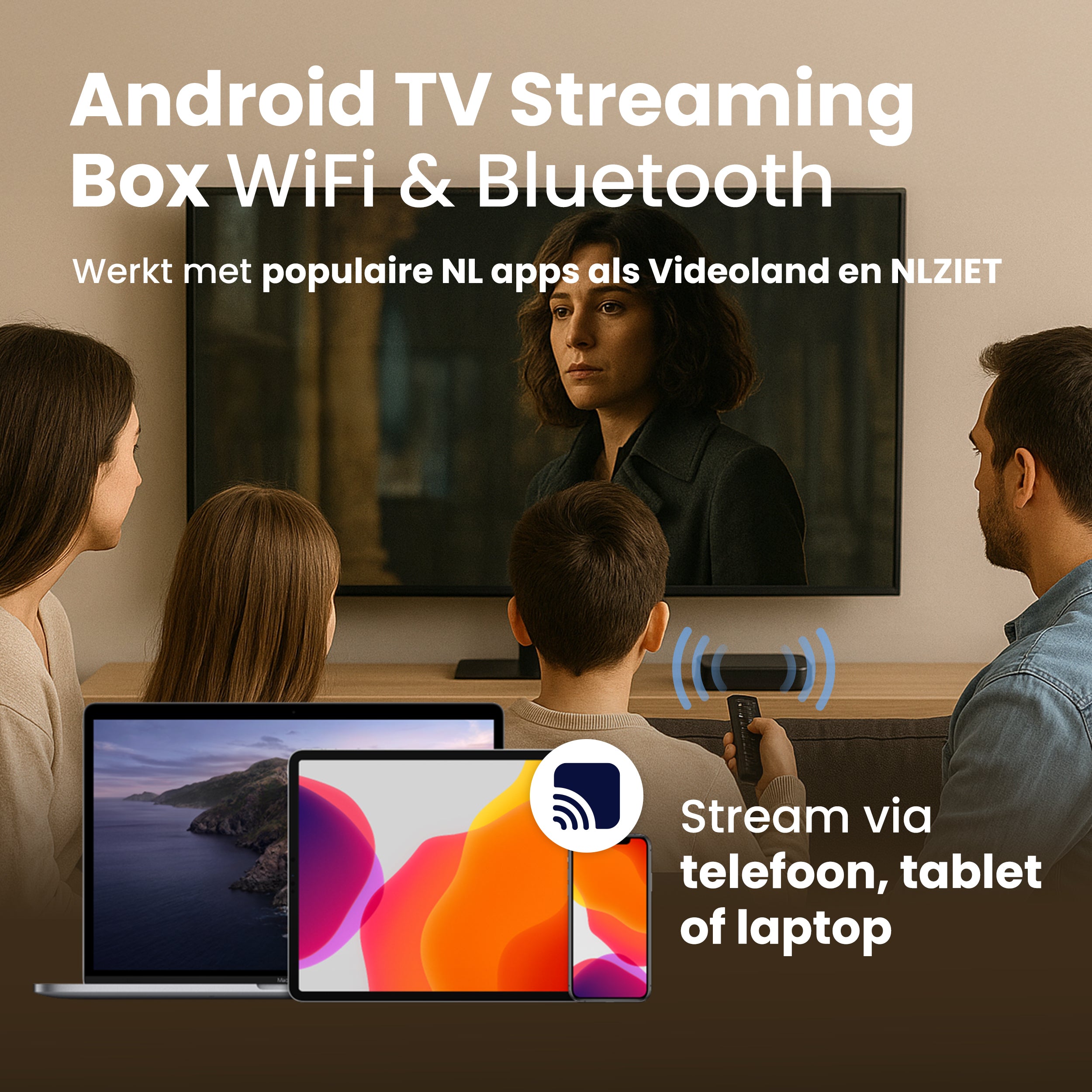 Android TV Streaming Box - Android 12 - 4K - 16GB
