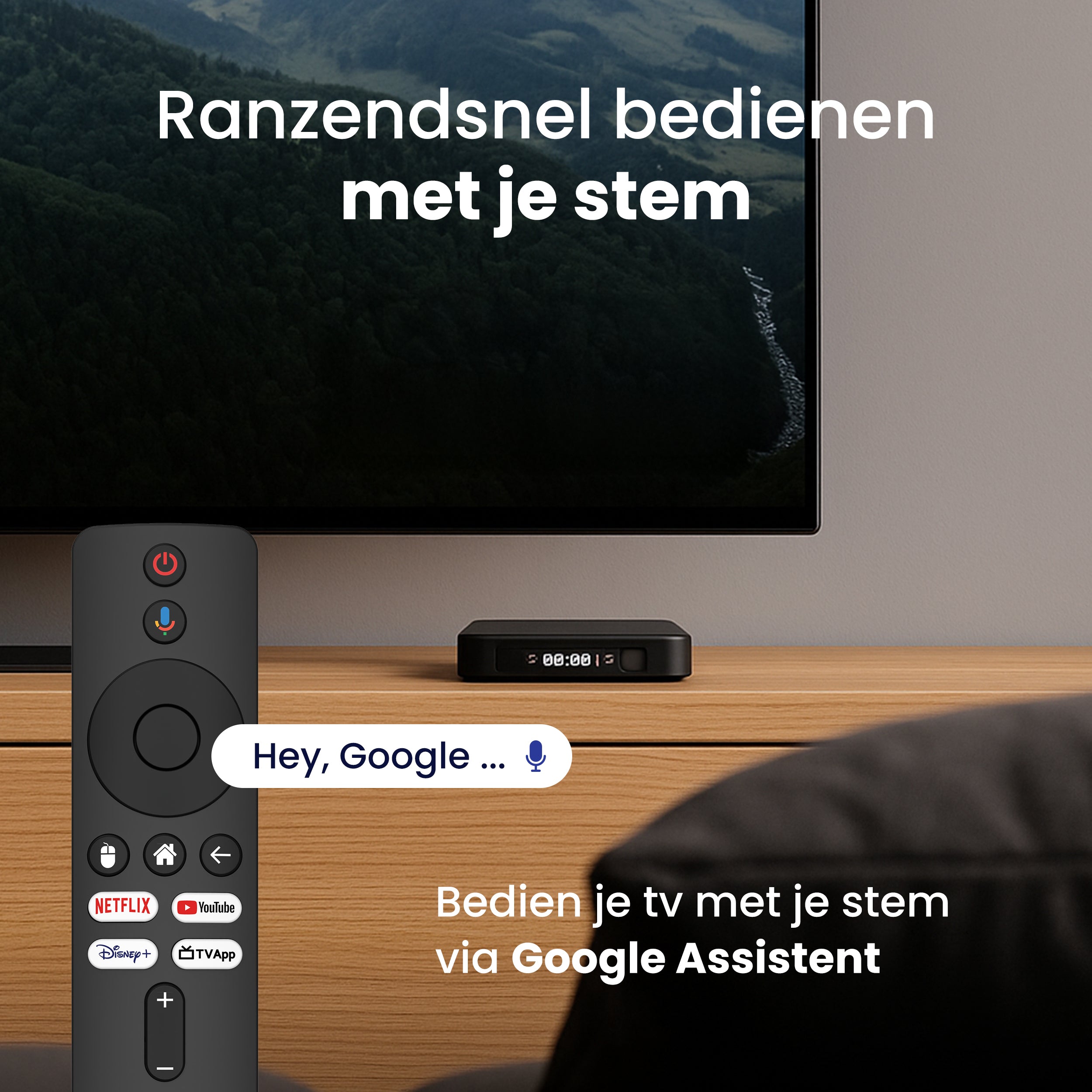 Android TV Streaming Box - Android 12 - 4K - 16GB