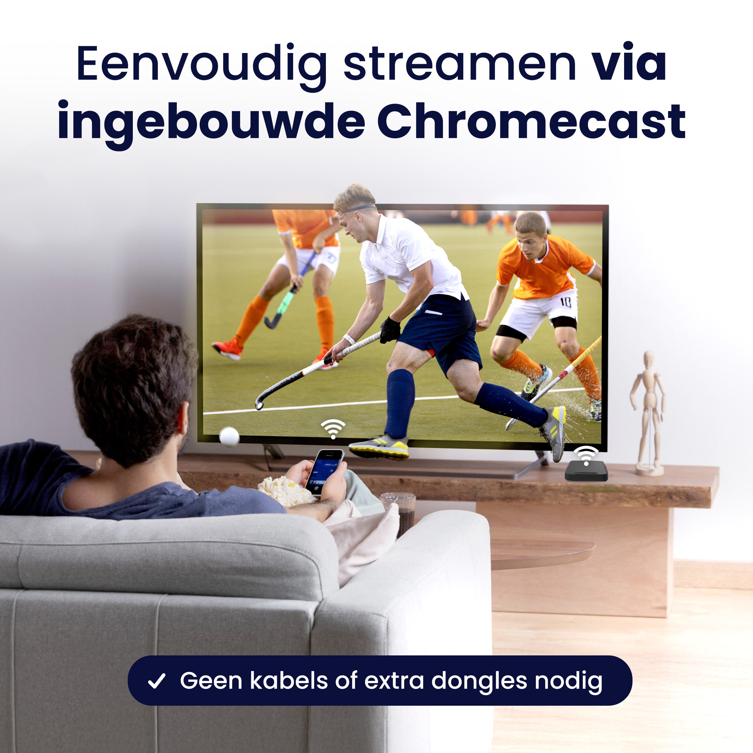 RockTek GT1 Android Streaming Box – Google TV 12 – Chromecast