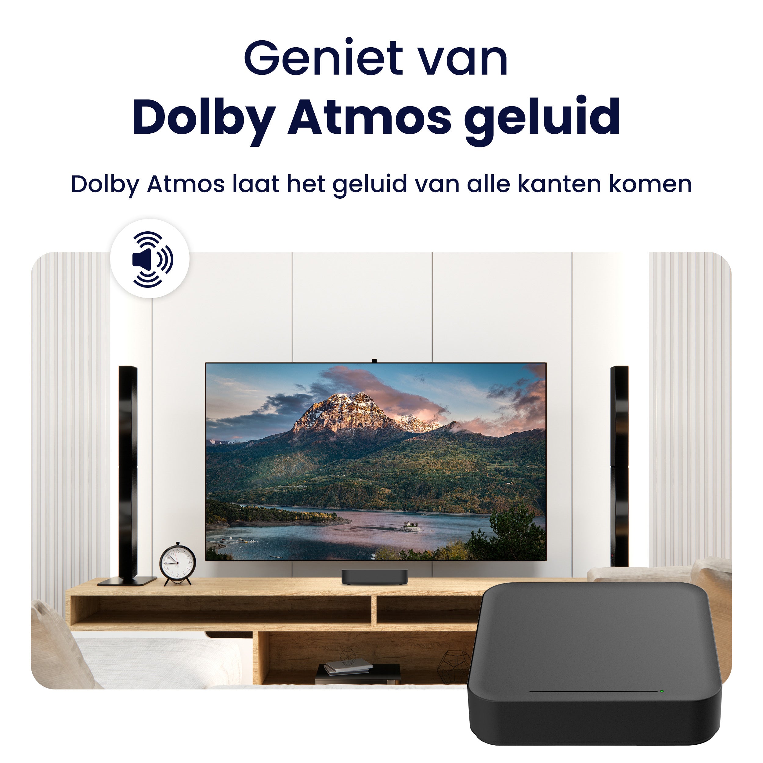 RockTek GT1 Android Streaming Box – Google TV 12 – Chromecast