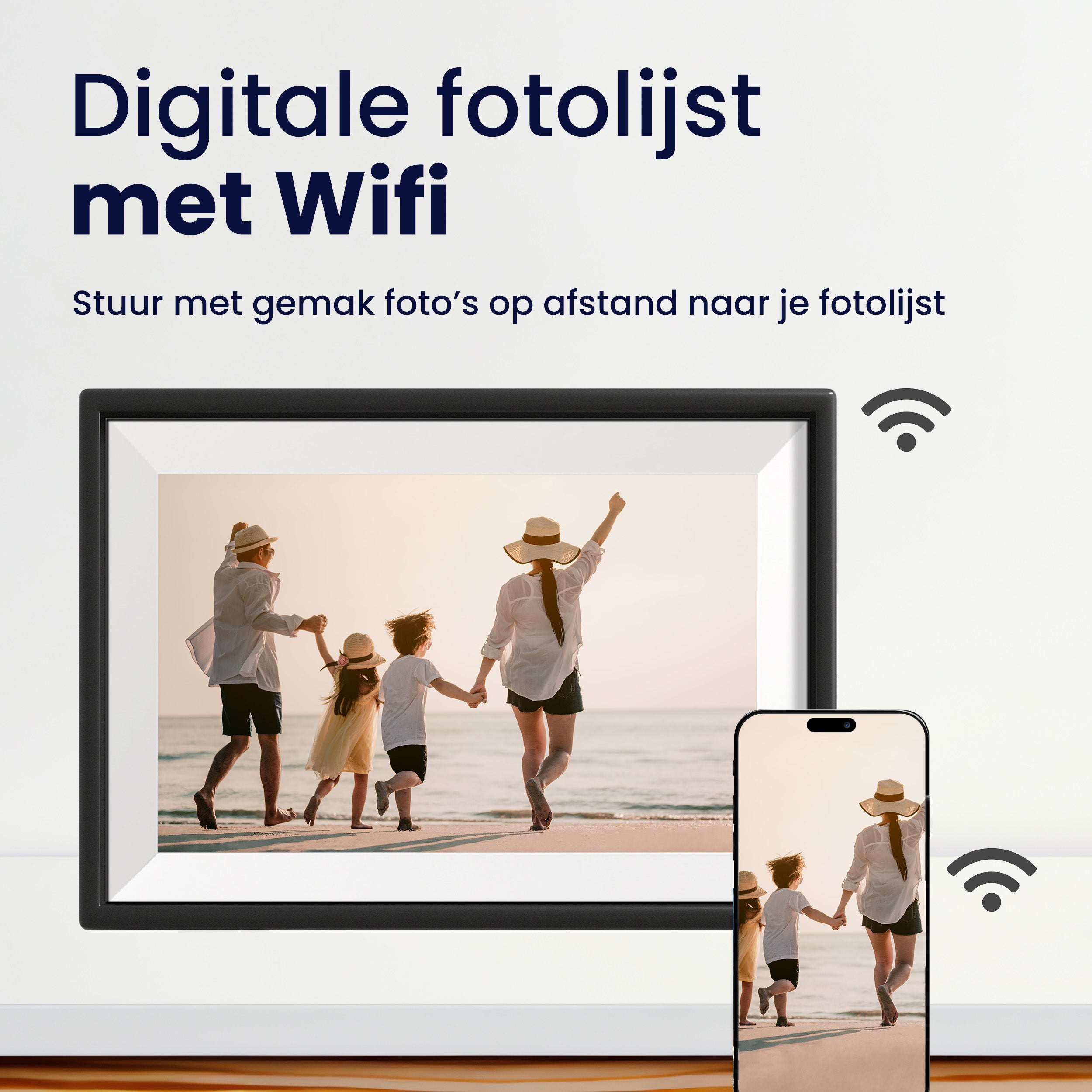Digitale Fotolijst met WiFi - 10.1 Inch Fotokader