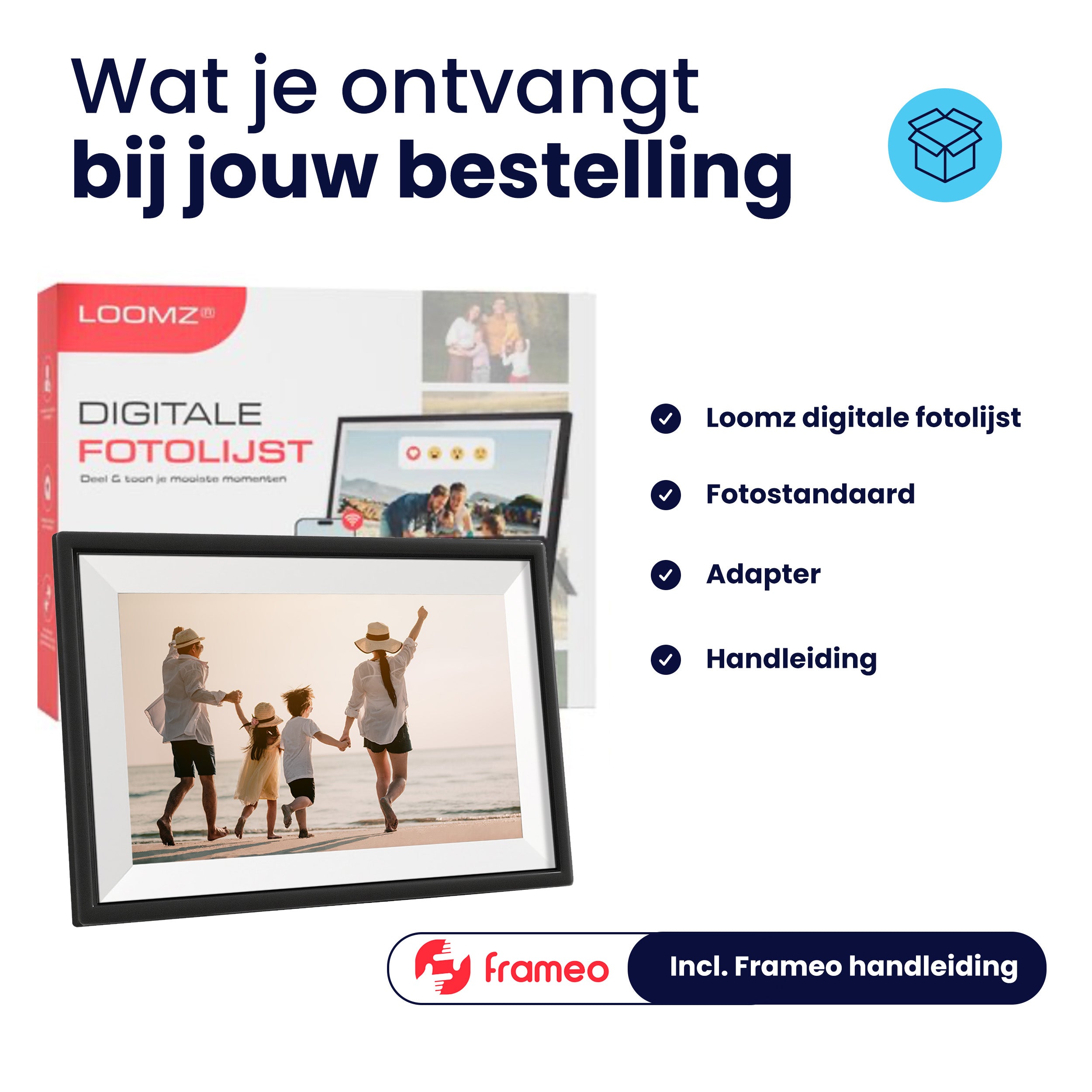 Digitale Fotolijst met WiFi - 10.1 Inch Fotokader